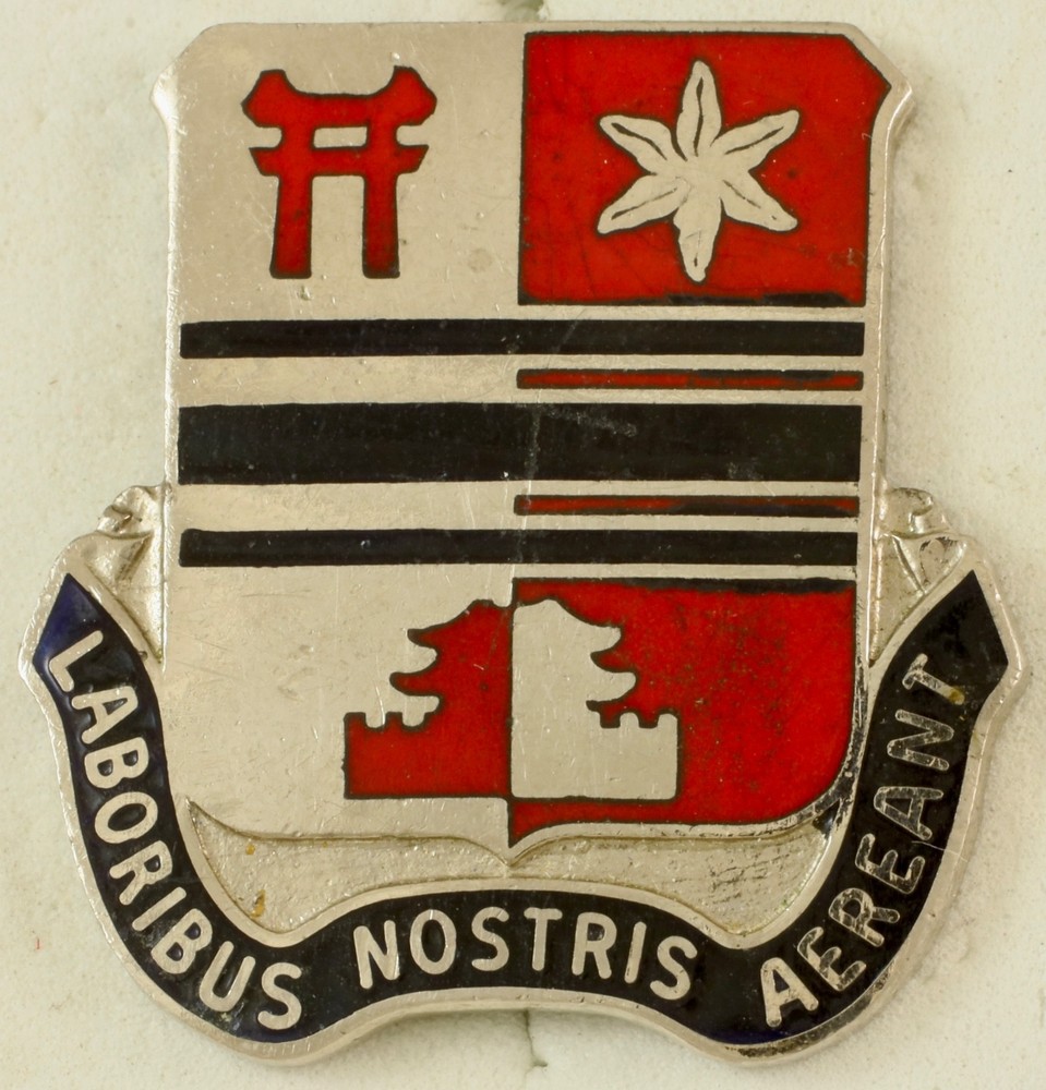 802nd Engineer Battalion Crest DI/DUI CB NS Meyer HM