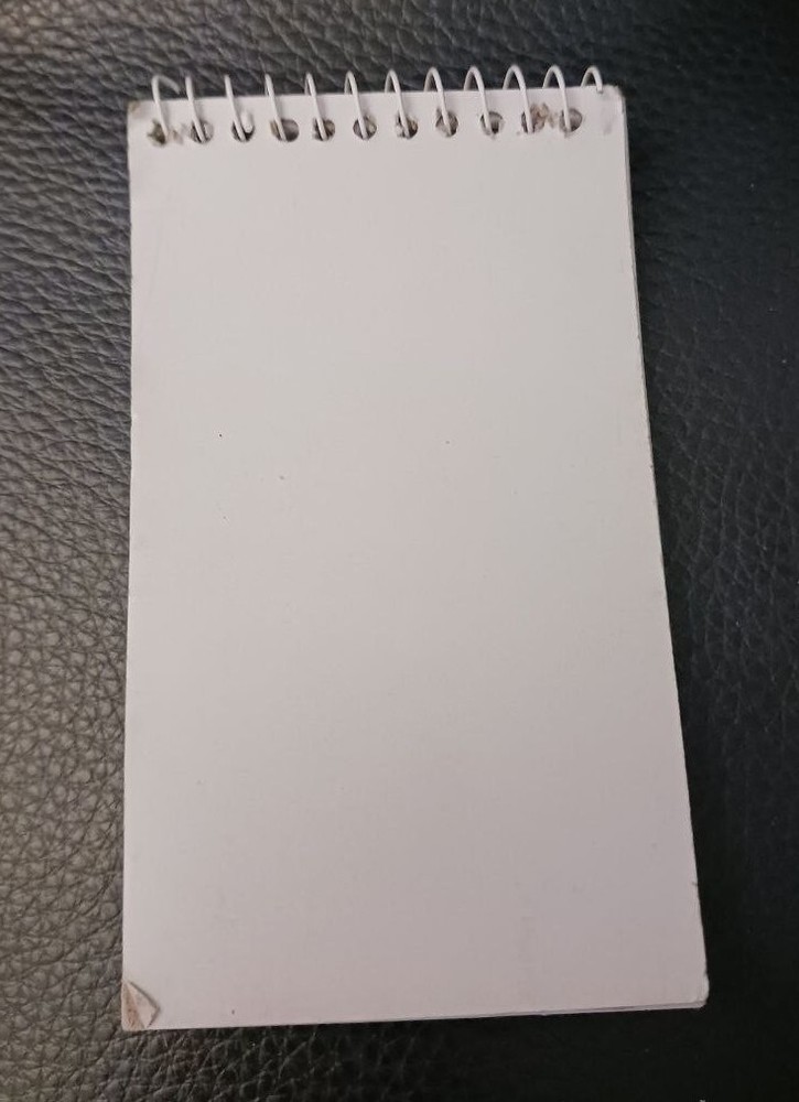 3x5 Top Bound Spiral Notebook, Polka Dots