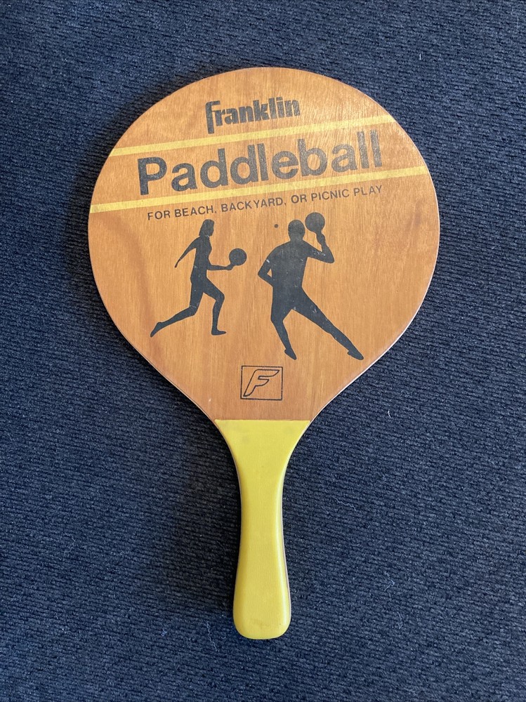 Vintage Franklin Wood Paddleball Paddle