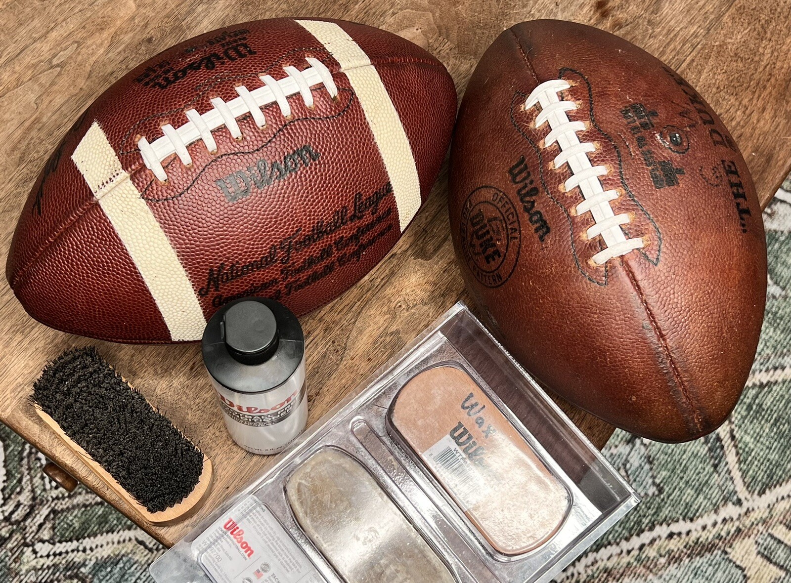 Leather Football Restoration. Bladder Replacement, New Laces, Game Prepping.