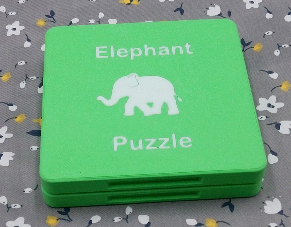 3-D Printed Elephant Puzzle