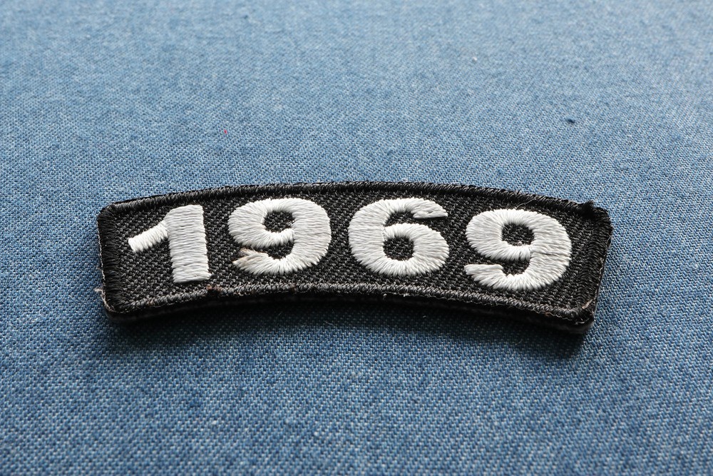 1969 Year Patch- 2.2x0.75 inch - P4926
