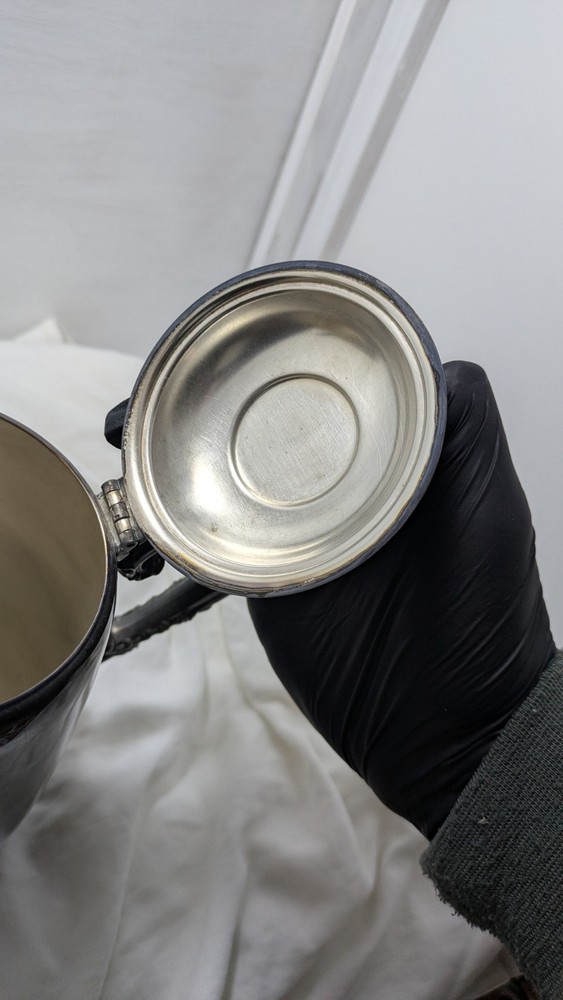 Wm ROGERS SILVER PLATE COFFEE POT SPRING FLOWERS #101