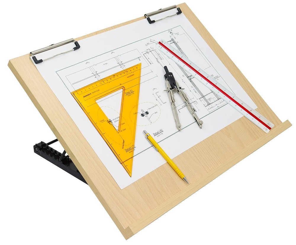 A3 Foldable Drawing Board Table Model Drafting Board with Clips