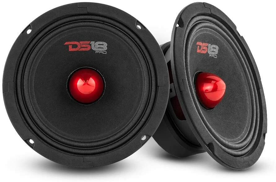 DS18 PRO-GM6.4B 6.5" Car Speaker with Bullet 480W Max 4 Ohms - 2 Speakers