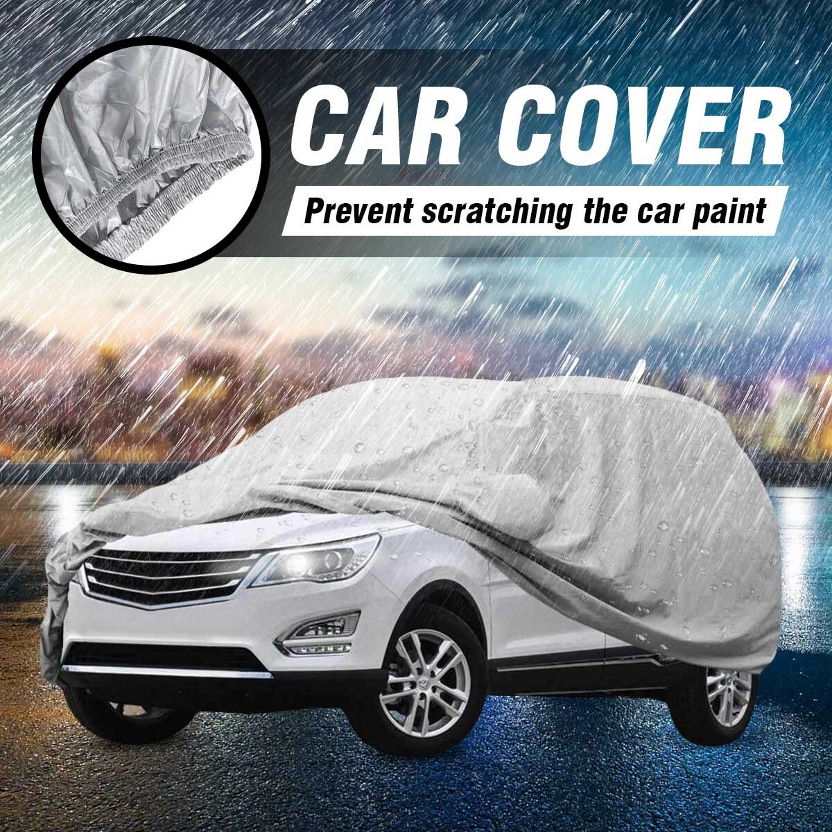 XXL Waterproof Full Car SUV Cover Protection Outdoor UV Snow Dust Rain Resistant