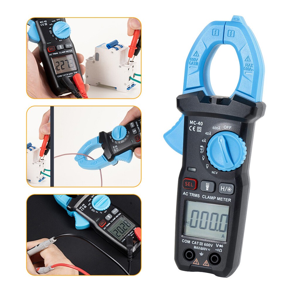 Digital Multimeter Tester AC DC Ohm Test 6000 Counts Auto Range LCD Handheld New
