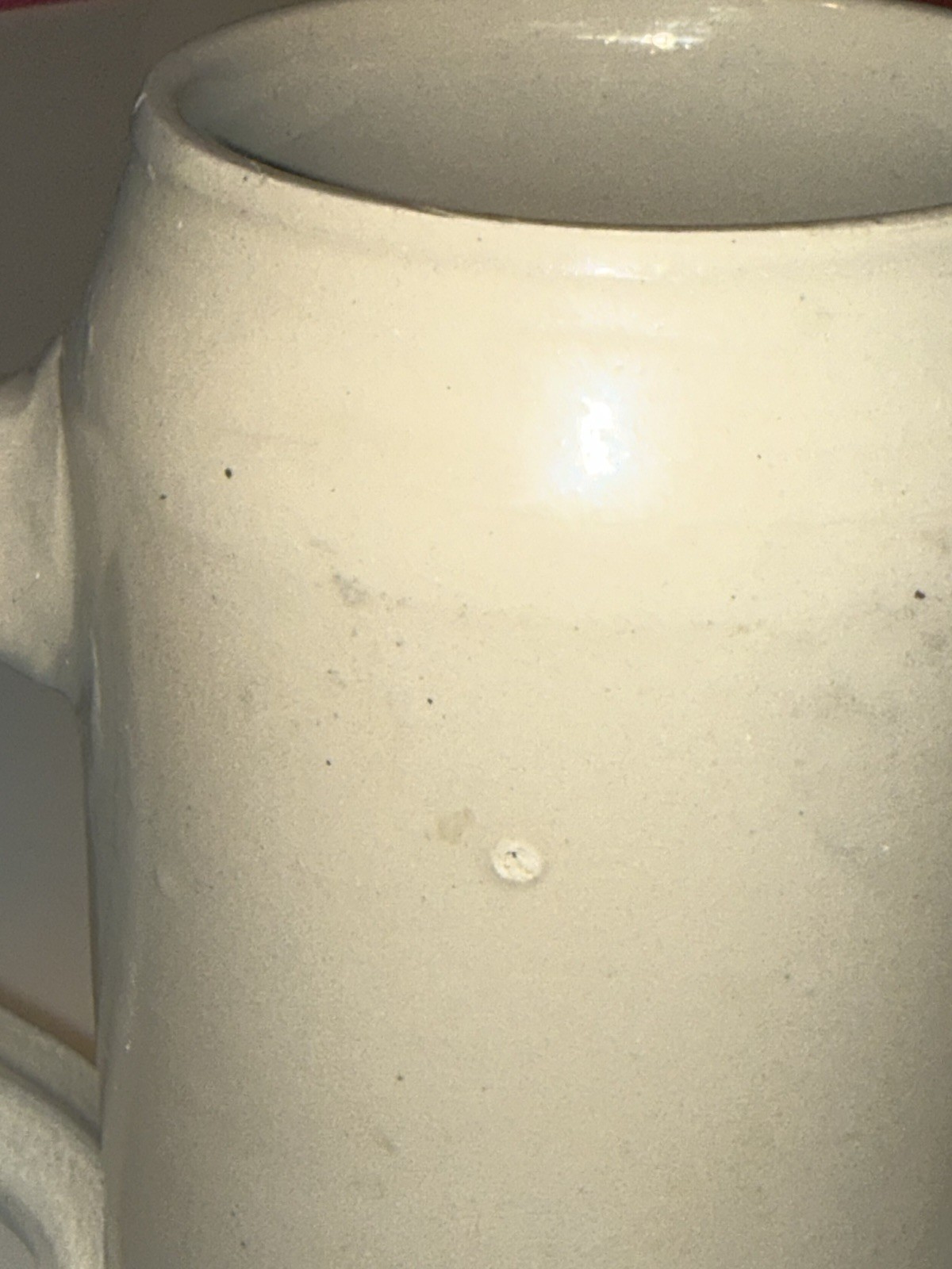 Vintage Gockelesmaier Stein Large Mug Germany Beer Red Rooster 1L KS Kruger EUC