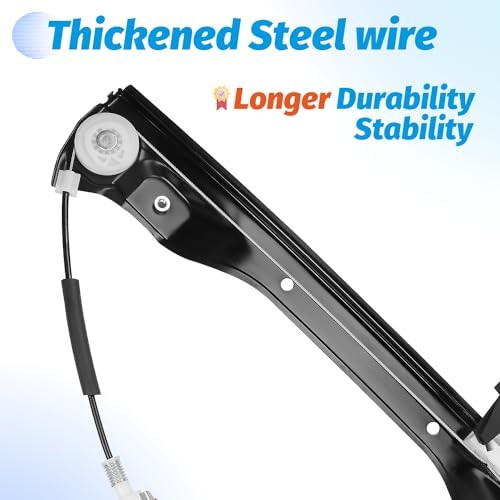 Front Right Passenger Side Power Window Regulator with Motor Compatible with