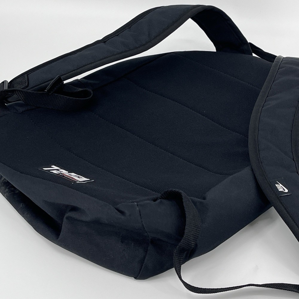 Nike 72 Backpack Black With Zip Closure
