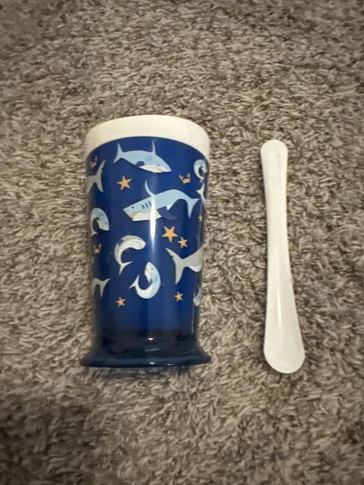 Zoku Blue Shark Pattern Slushy Maker