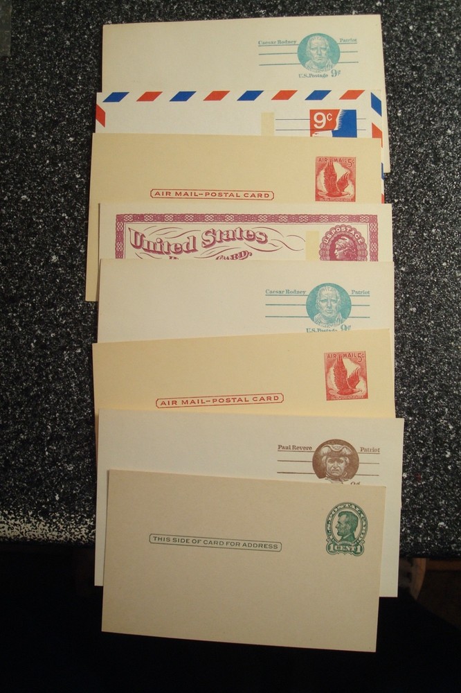 USPS postal cards lot