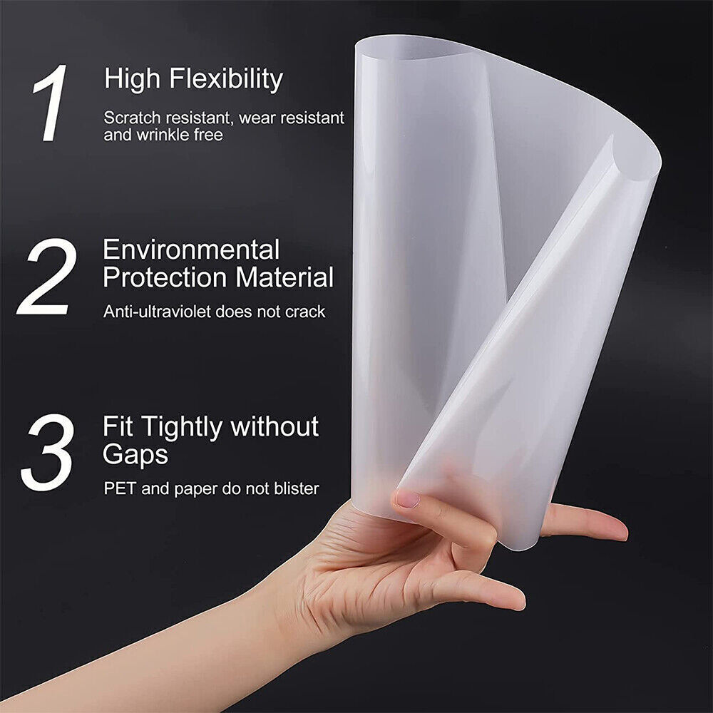 5 Mil Clear Thermal Laminating Pouches Letter 9"x11.5" Size Laminator Sheets