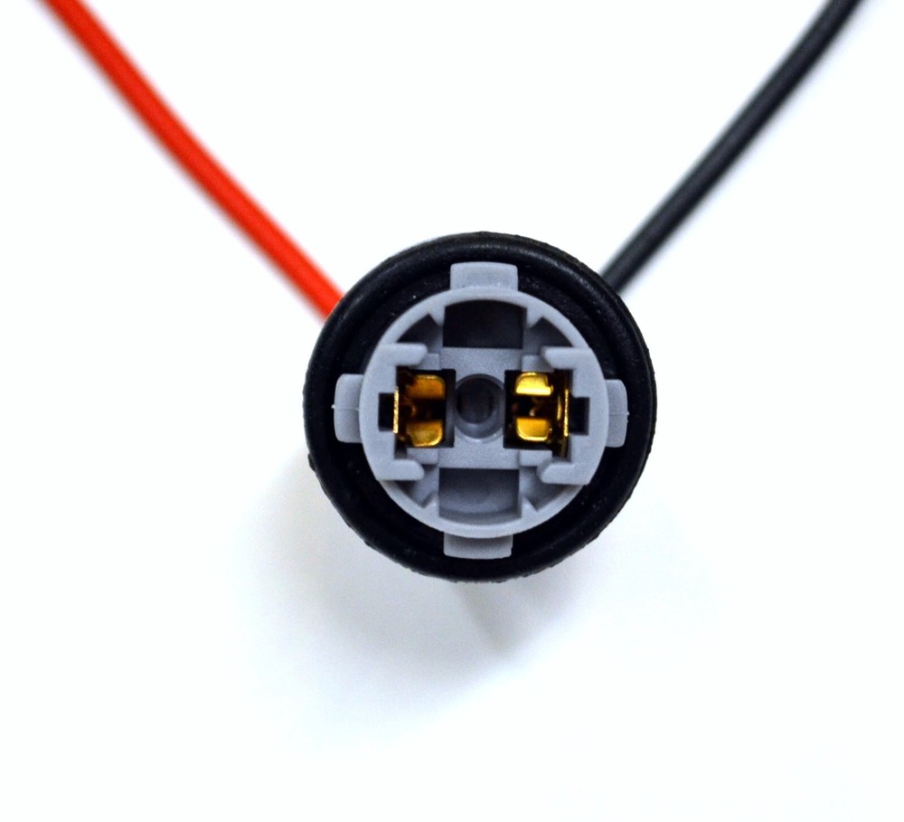 Universal Pigtail Wire Female Socket 194 T10 PGS Front Side Marker Light Plug M