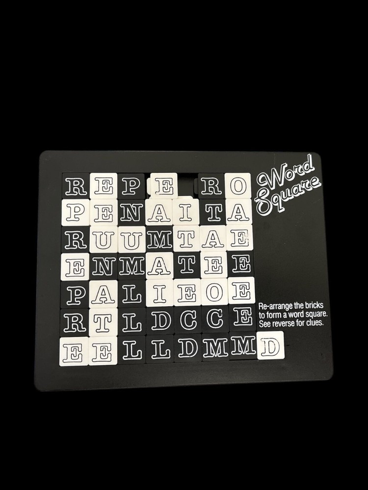 Word Square Plastic Word Search Sliding Tiles Plastic