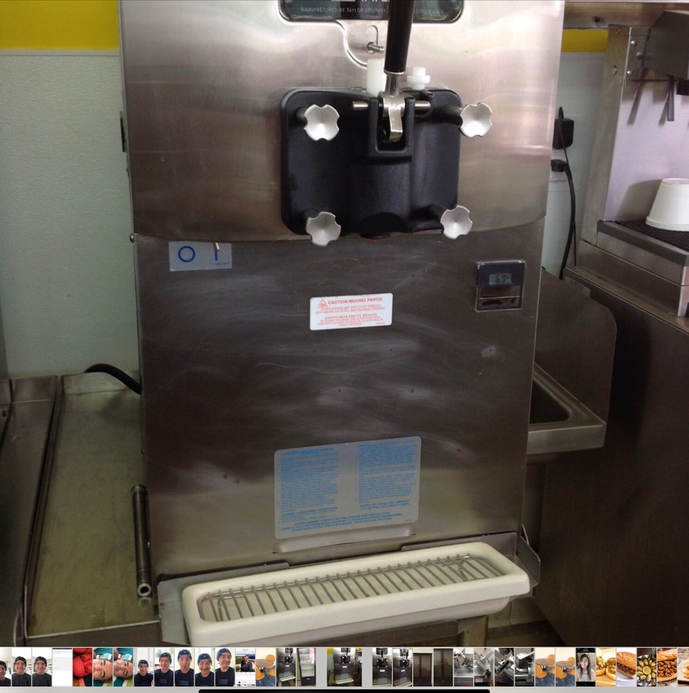 Taylor soft ice cream machine