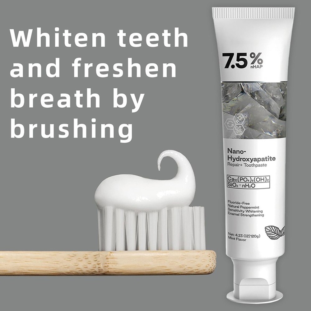 Nano Hydroxyapatite Toothpaste 120g Teeth Whiten Toothpaste Natural Serviceable