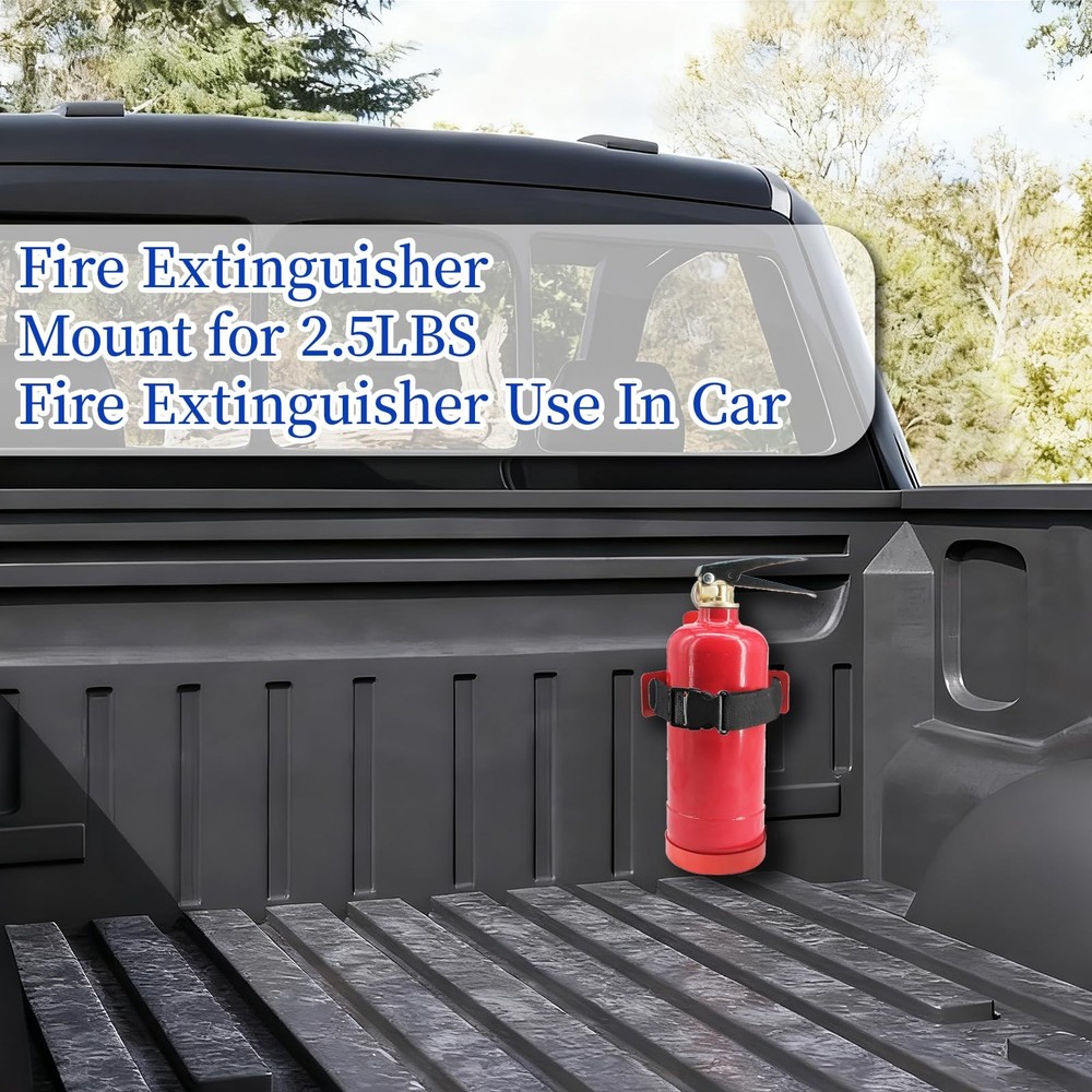 Fire Extinguisher Mount,Wall Mounted Fire Extinguisher Bracket,Compatible wit...
