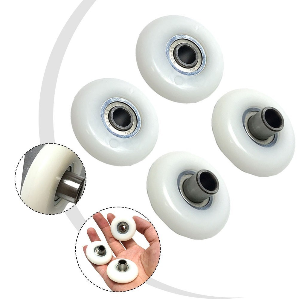 Rowing Machine Replacement Wheels 4 Pack Compatible with Exercise Bikes