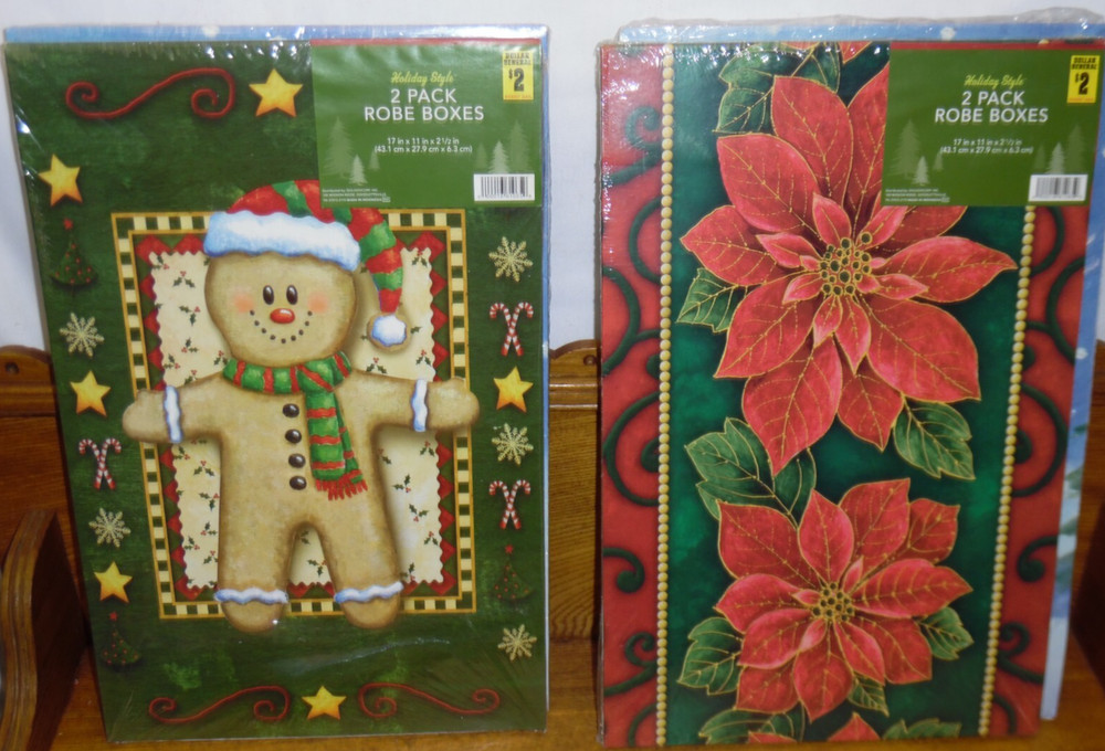 Assorted Various Size Unused Winter Holiday Christmas Gift Boxes