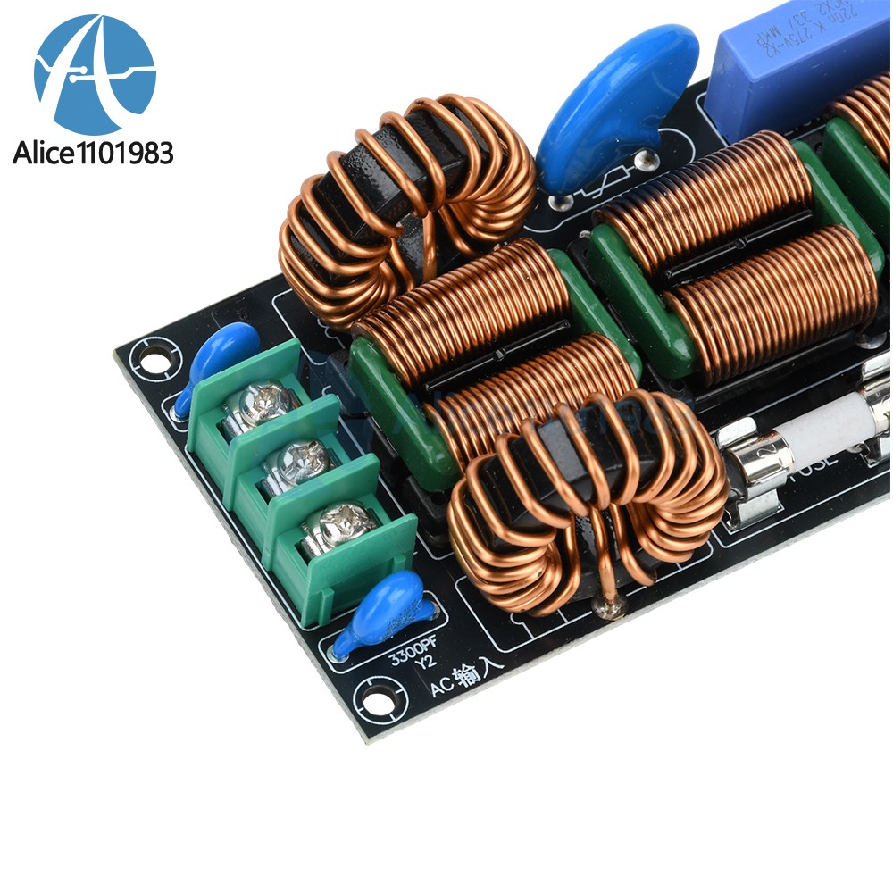 AC110-250V 4level Audio Power Supply EMI Electromagnetic Interference filter 16A