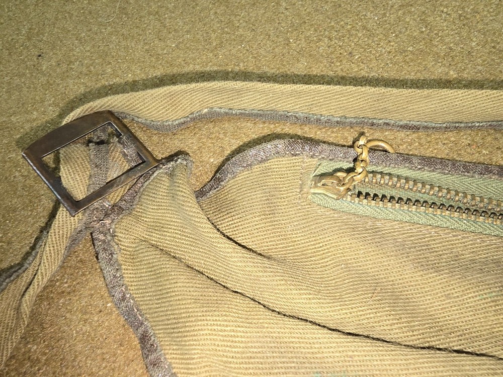 WWII Money Belt with Blank Name Tag Insert