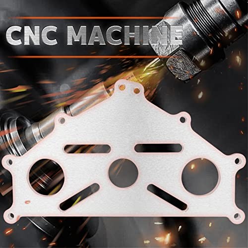 Engine Safe Stand Adapter Plate Compatible with Chevy LS1 Duramax BBC Silver