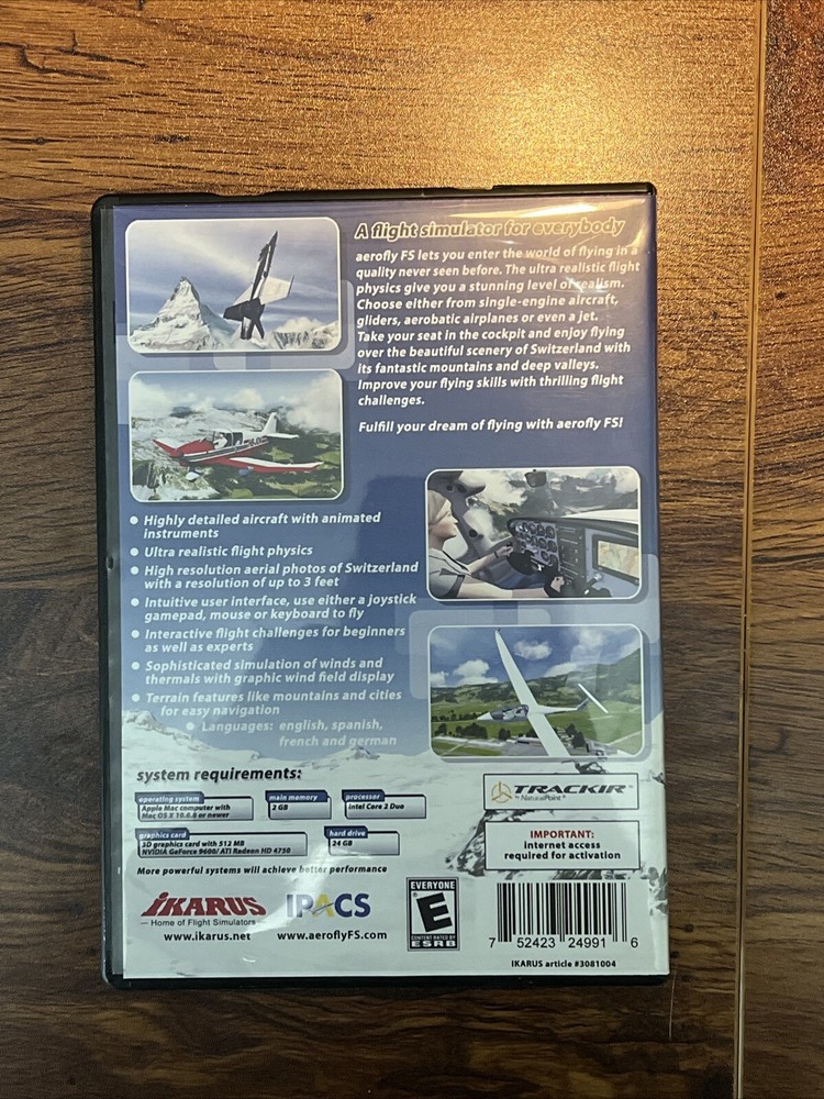 Ikarus Aerofly Flight Simulator IKA3081004 New