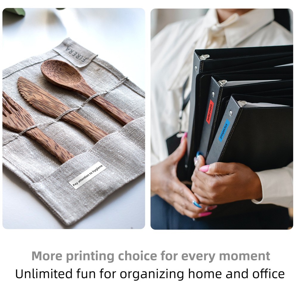 Wireless Pocket Mini Thermal Transfer Label Maker Paper Printer Printing Machine