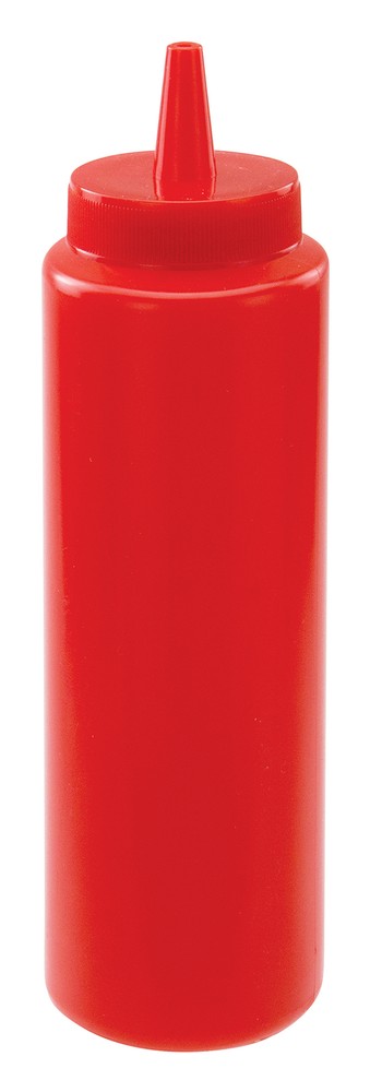 8oz Squeeze Bottles, Red, 6pcs/pk (12 Pack)