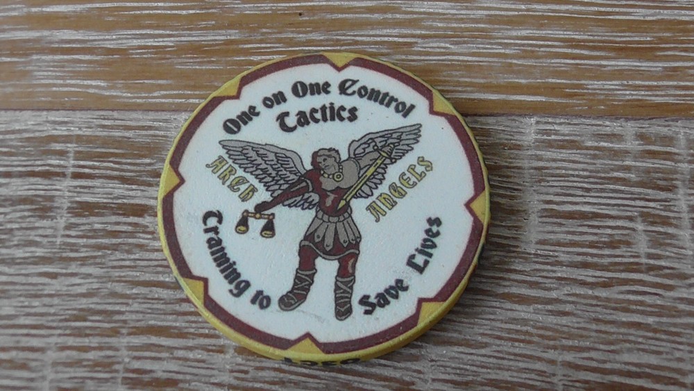 One On One Control Tactics Ceramic Challenge Coin #A87