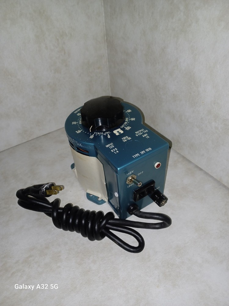 Staco 2PF-1010 120/140v Variable Transformer, New open box