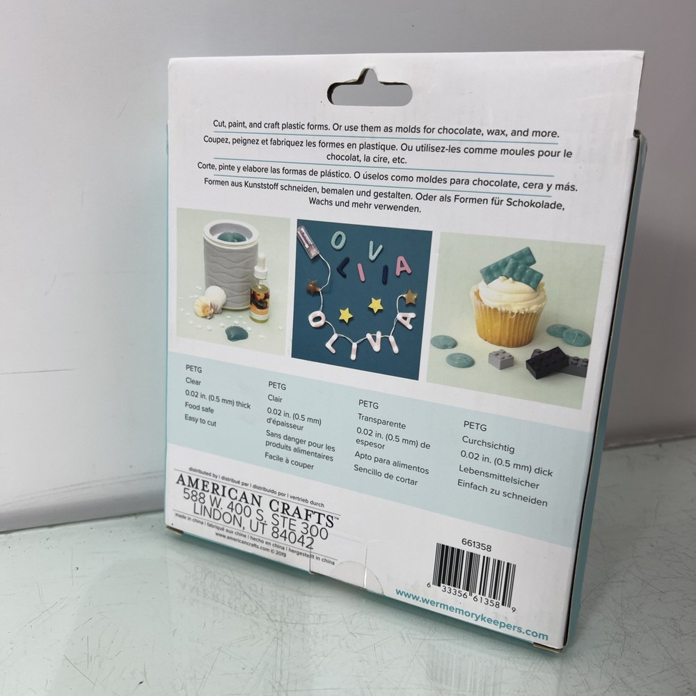We R Memory Keepers Mold Press Plastic Sheets 40 PC 661358 New
