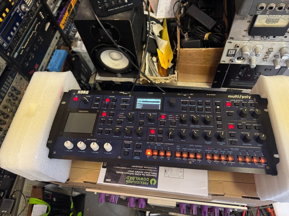 Korg MultipolyM Multi Poly M Analog Modeling Synthesizer Module ARMENS