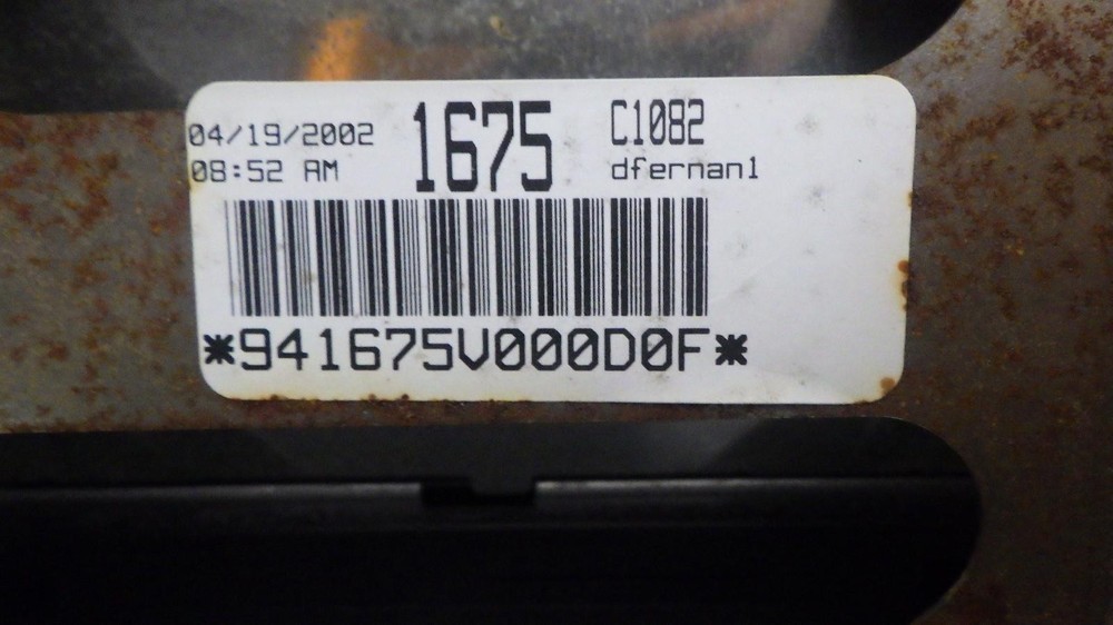 02 GMC ENVOY Info Screen