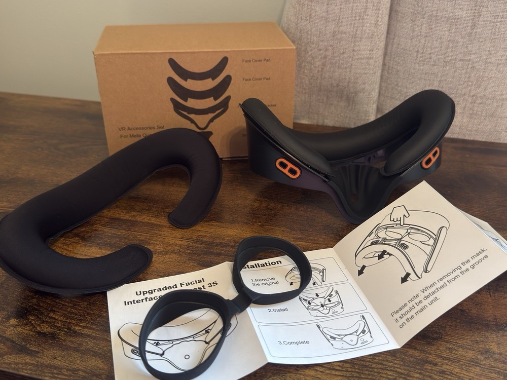Facial Interface & Face Pad for Meta Quest 3S VR Headset Replacement NEW