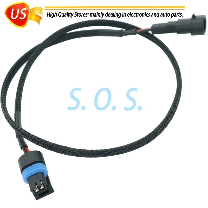 CTS Coolant Temperature Sensor Extension Harness Fit 2 Wire Water Temp LSX Plug