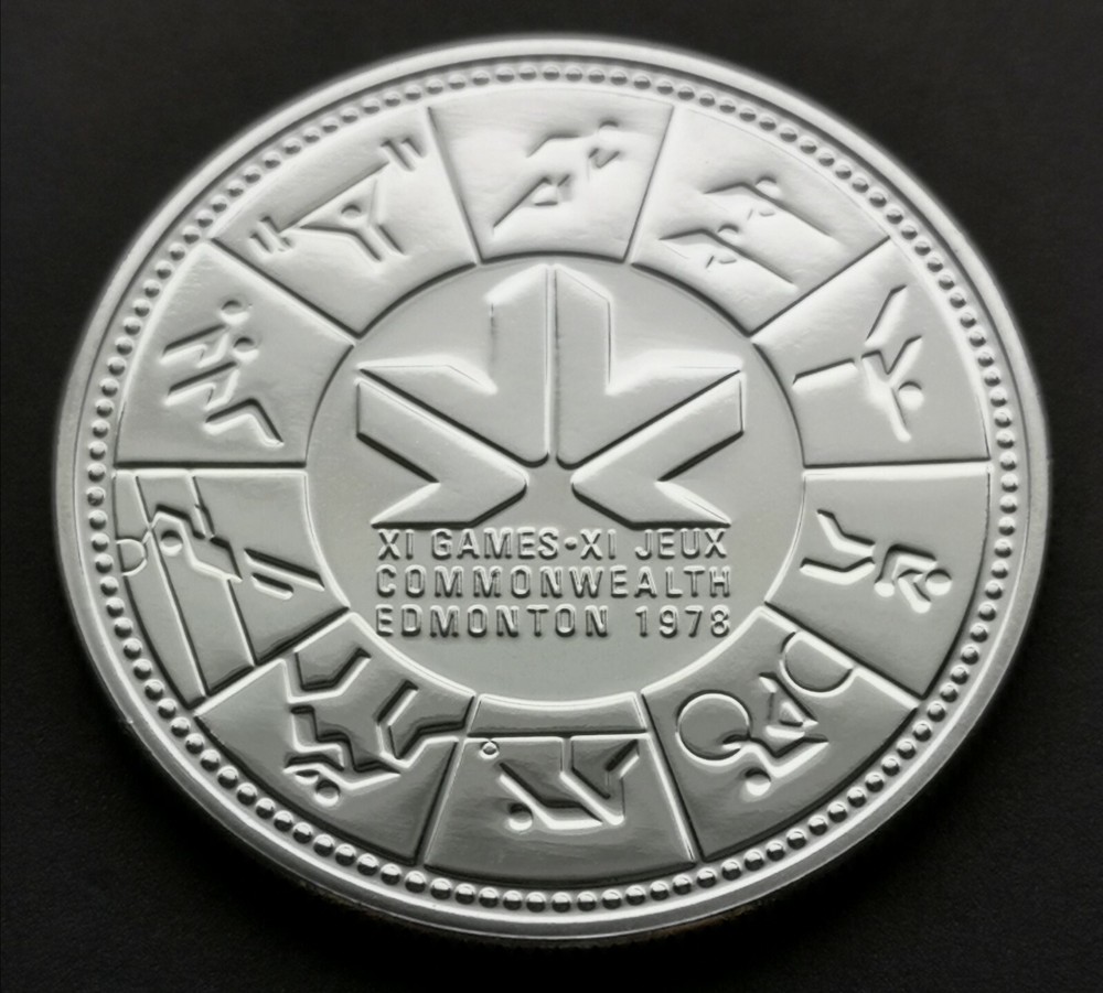 *** CANADA 1978 SILVER DOLLAR *** EDMONTON COMMONWEALTH ***