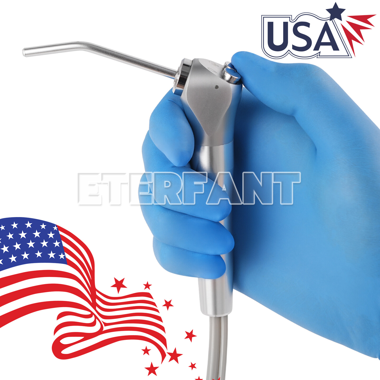 Dental Portable Folding Chair/Unit Air Turbine Dentist LED Exam Light US