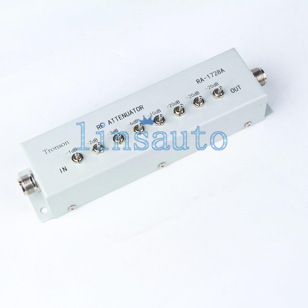 0 - 82DB VARIABLE/ STEP ATTENUATOR 50 OHM FOR HAM RADIO TRANSMITTER NEW