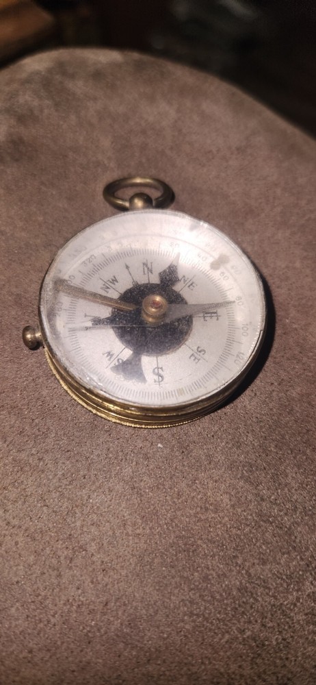 Vintage - COMPASS - Francis Barker Indian- Germany - 2"