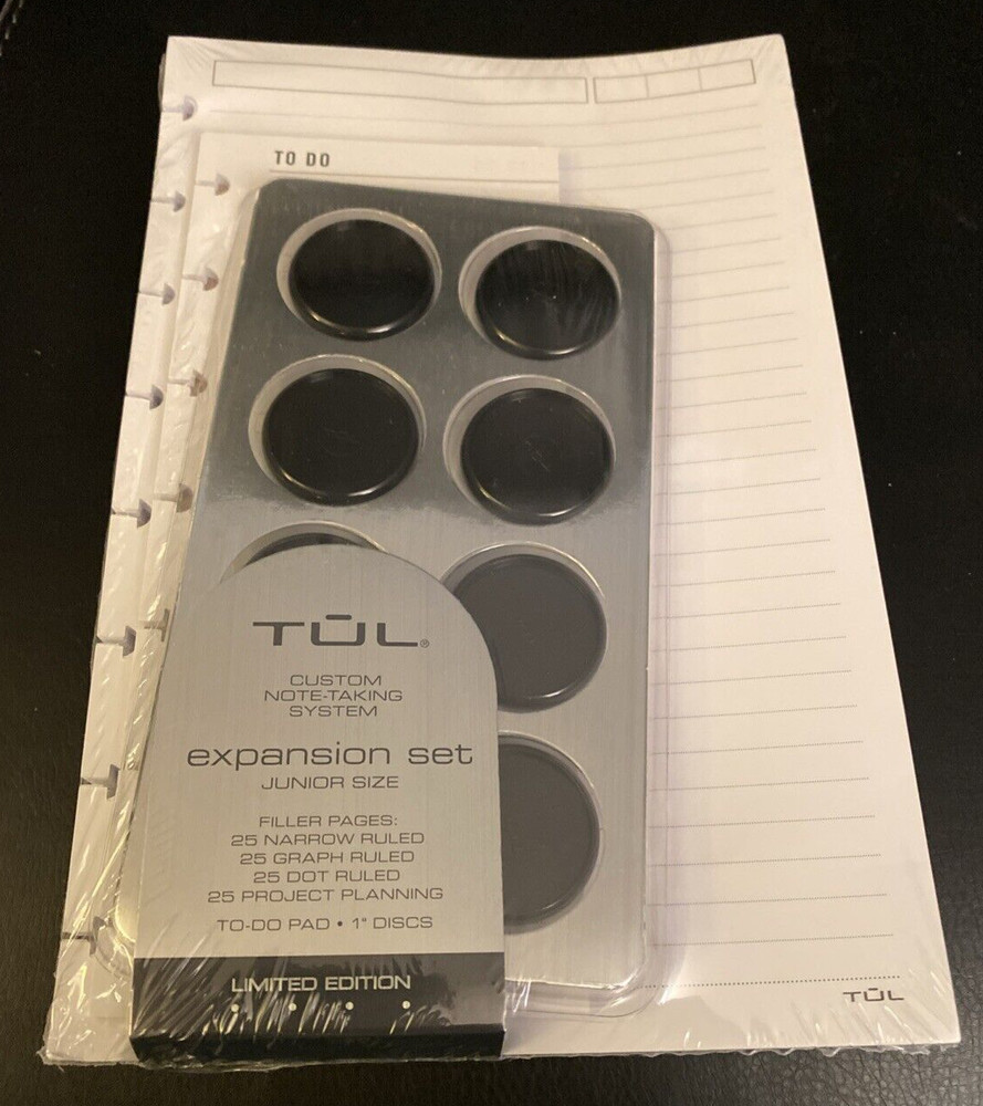 NEW TUL Custom Note-Taking System Junior Size Expansion Set (2649460) W/ Discs