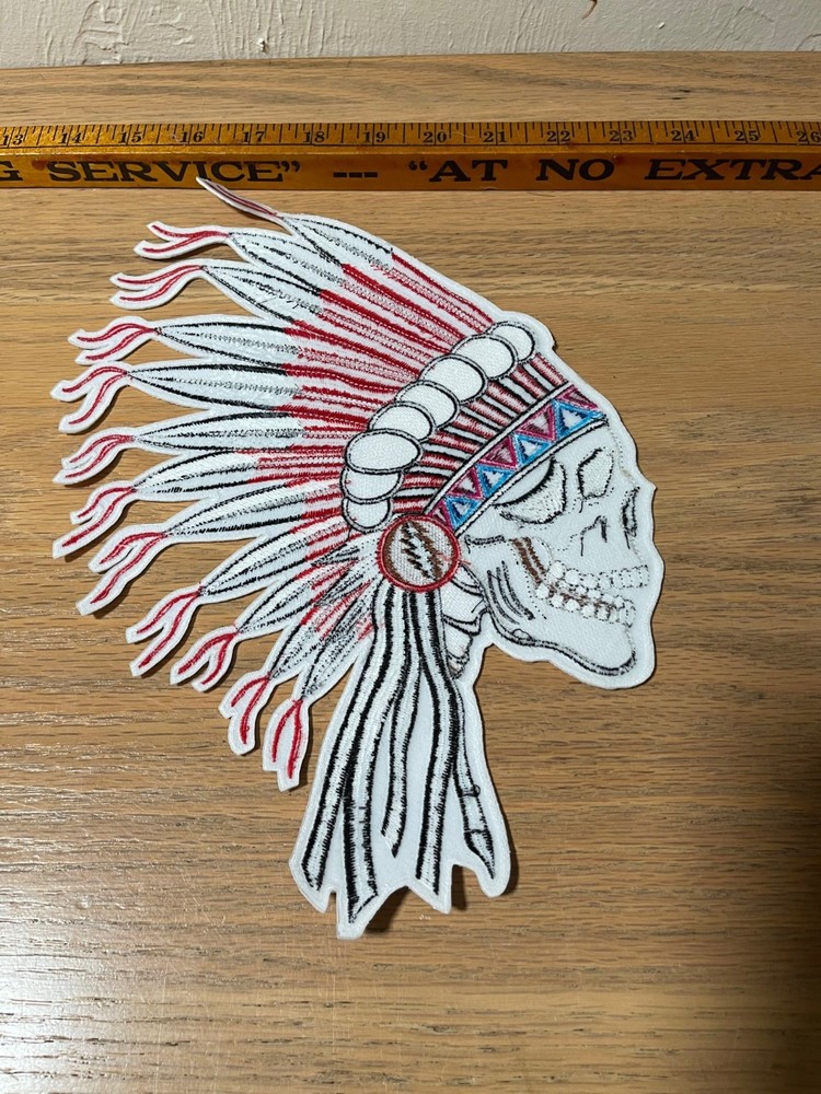Biker Patch - Large Indian