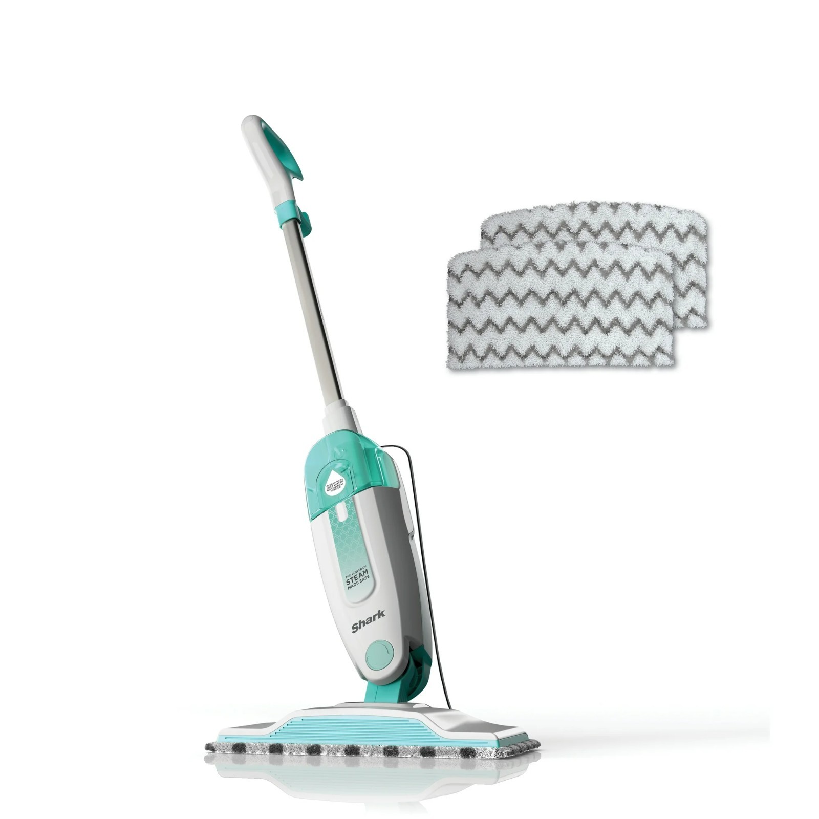 Shark Steam Mop with 2 Dirt Grip Pads, Lightweight, Safe for Sealed Hard Floors