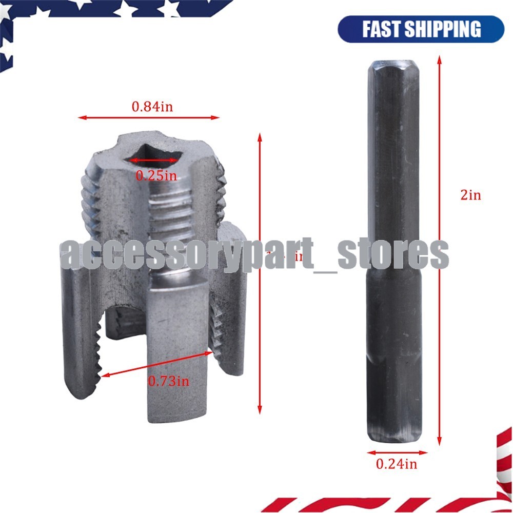 PVC Pipe Threader Kit With Internal & External Threading Tool - USA Standard