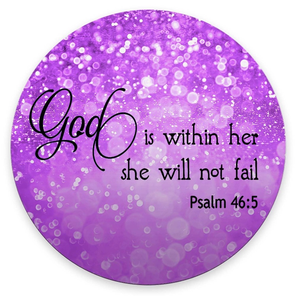 Mouse Pad, Mouse Mat Round Mouse Pad Non-Slip Rubber Base Round Mousepad for ...