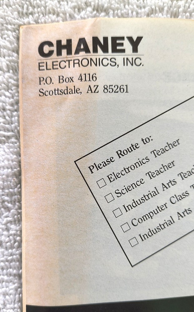 1986 Chaney Electronics Catalog DIY Kits Vintage Maker Electronics Catalog 31
