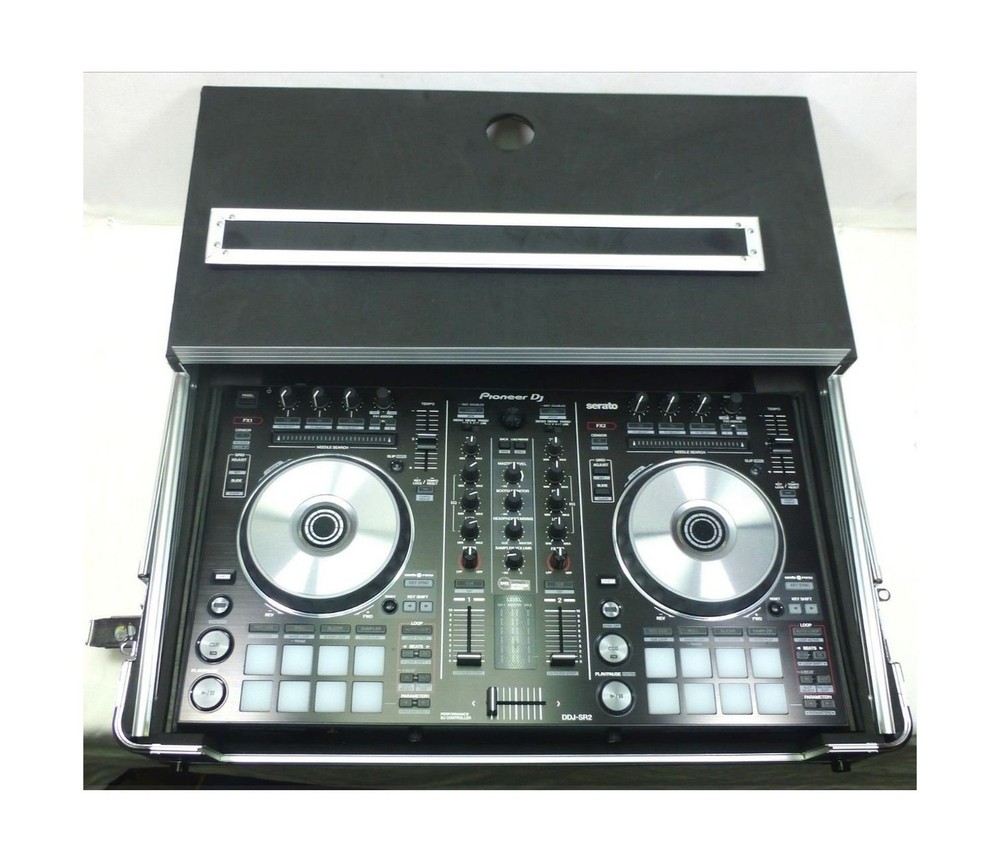 LASE Euro Case For Pioneer DDJ-SR2, DDJ-RR Controller Case W/Glide