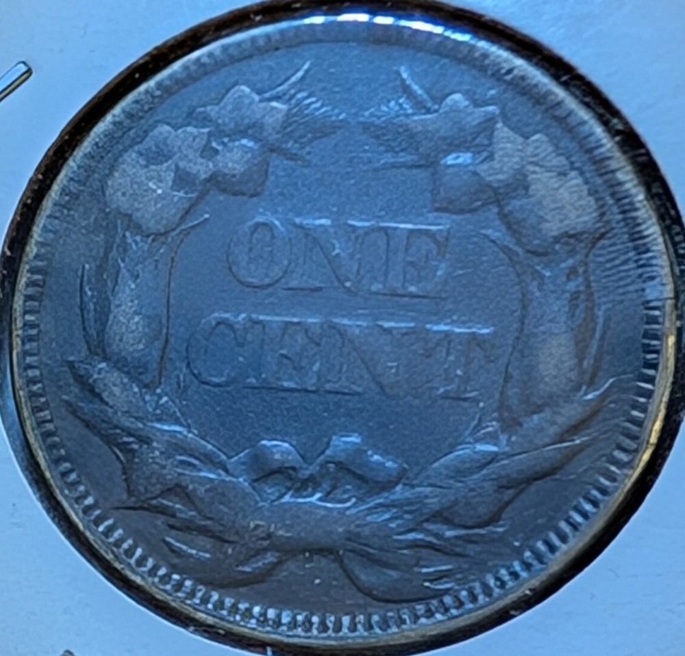 1857 Flying Eagle Cent (F+ Detail)