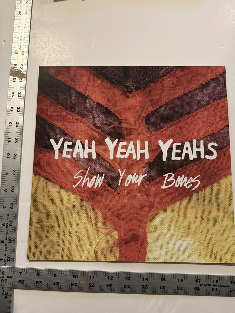 Yeah Yeah Yeahs 2006 original 2 sided PROMO flat